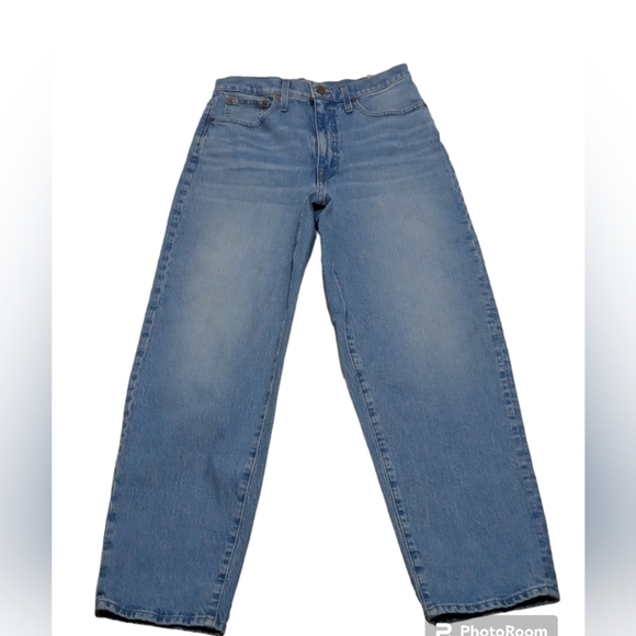 Madewell Balloon Magic Pocket High Waist Giftable Jean Size 27T - Picture 2 of 13